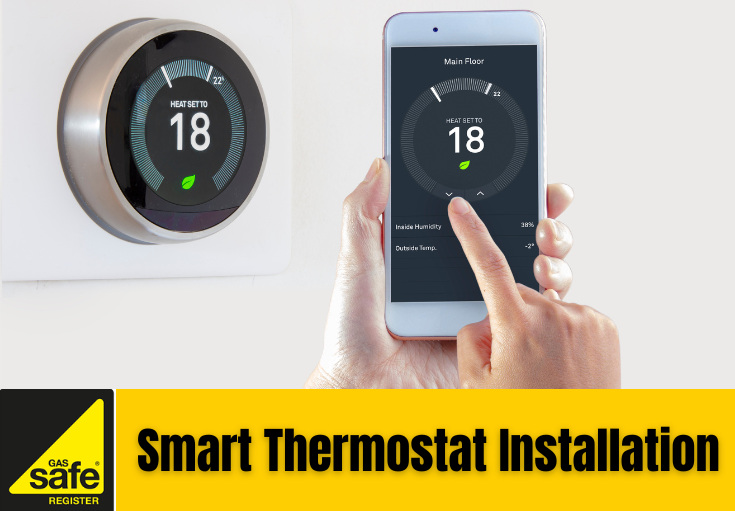 smart thermostat installation Hempstead